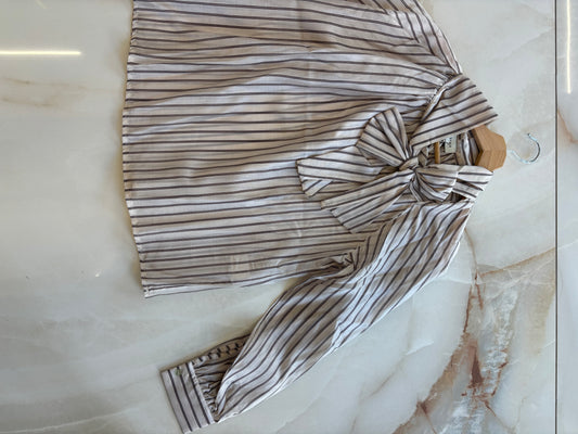 SUSY MIX - CAMICIA GESSATA  - LATTE