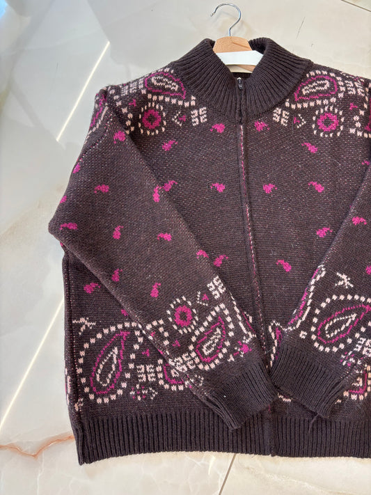 SUSY MIX - GIACCA JACQUARD - MORO