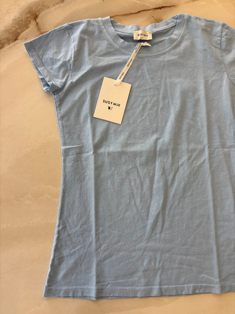 SUSY MIX - T SHIRT SLIM - CELESTE