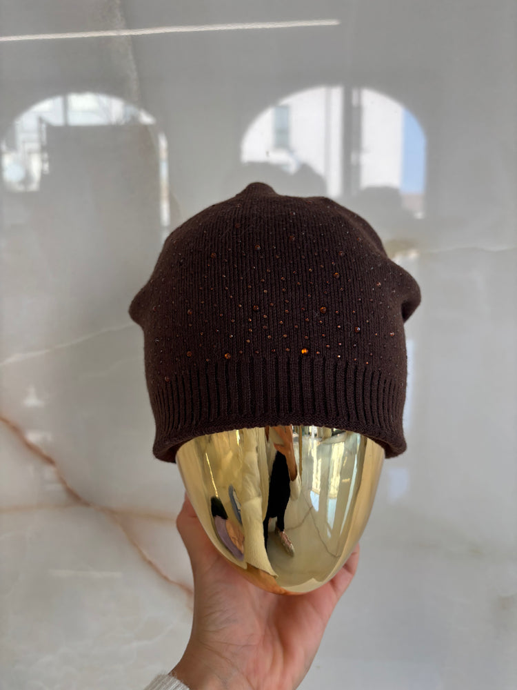 BERRETTA STRASS PIZZICATA - FLORA - CHOCO