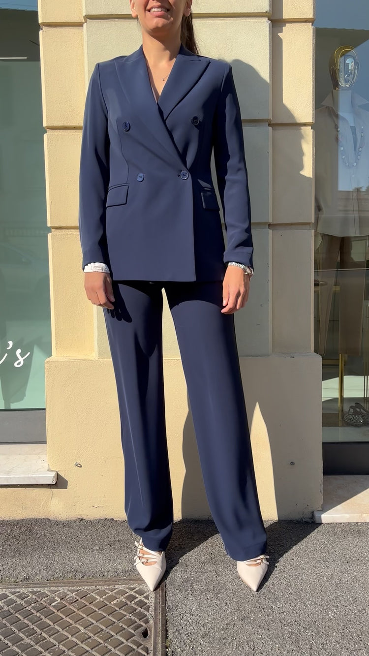 ANGELA DAVIS - TAILLEUR COMPLETO - BLU