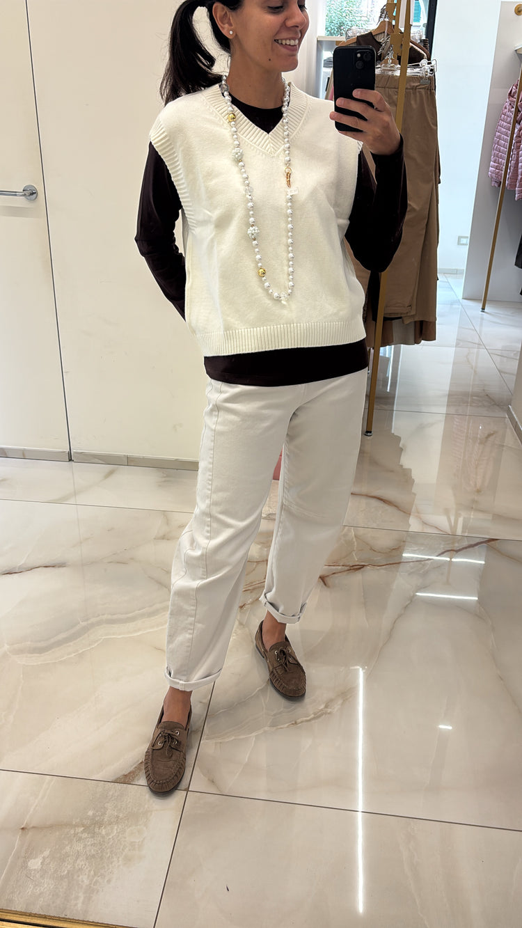 SUSY MIX - GILET MORBIDISSIMO - PANNA