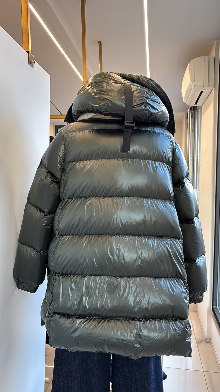 HAVEONE - PIUMINO CON CAPPUCCIO - MILITARY