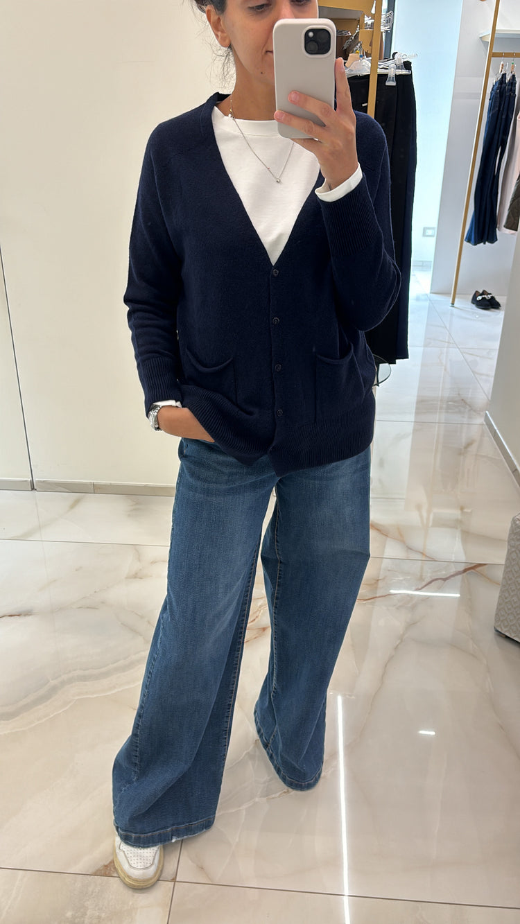 DANIEL &  MAYER -  CARDIGAN - BLU