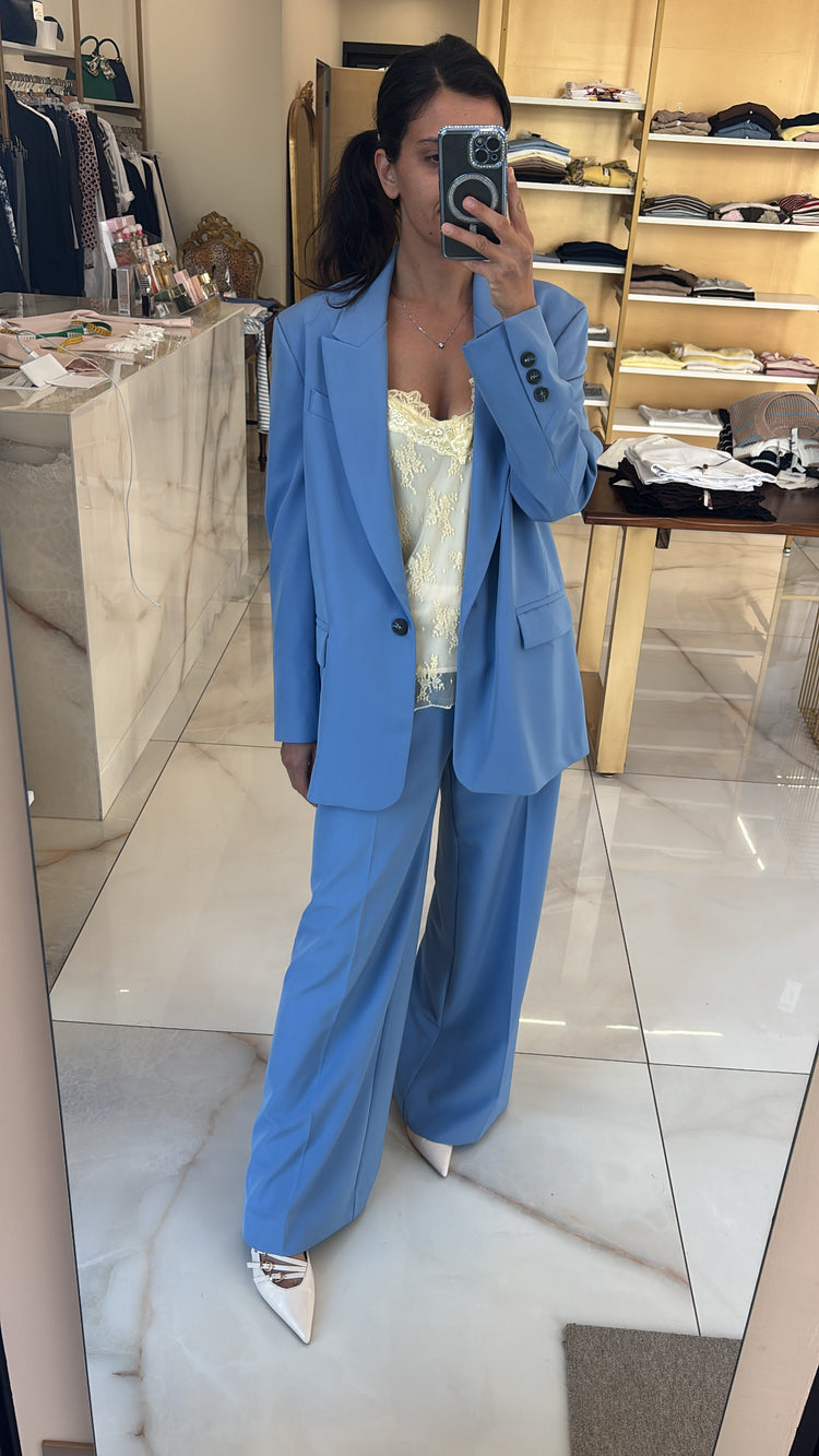 Susy mix - top pizzo - giallo