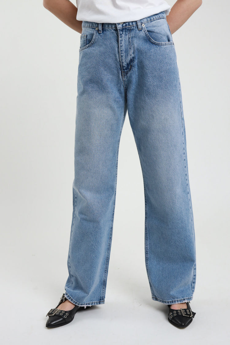 SUSY MIX - JEANS Palazzo - Azzurro