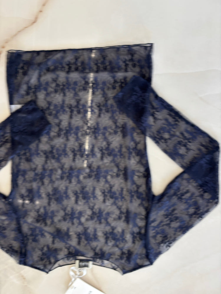 SUSY MIX - MAGLIA PIZZO - BLU