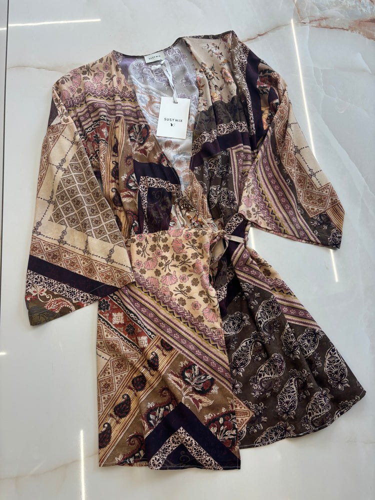 SUSY MIX - ABITO KIMONO FANTASIA - BEIGE