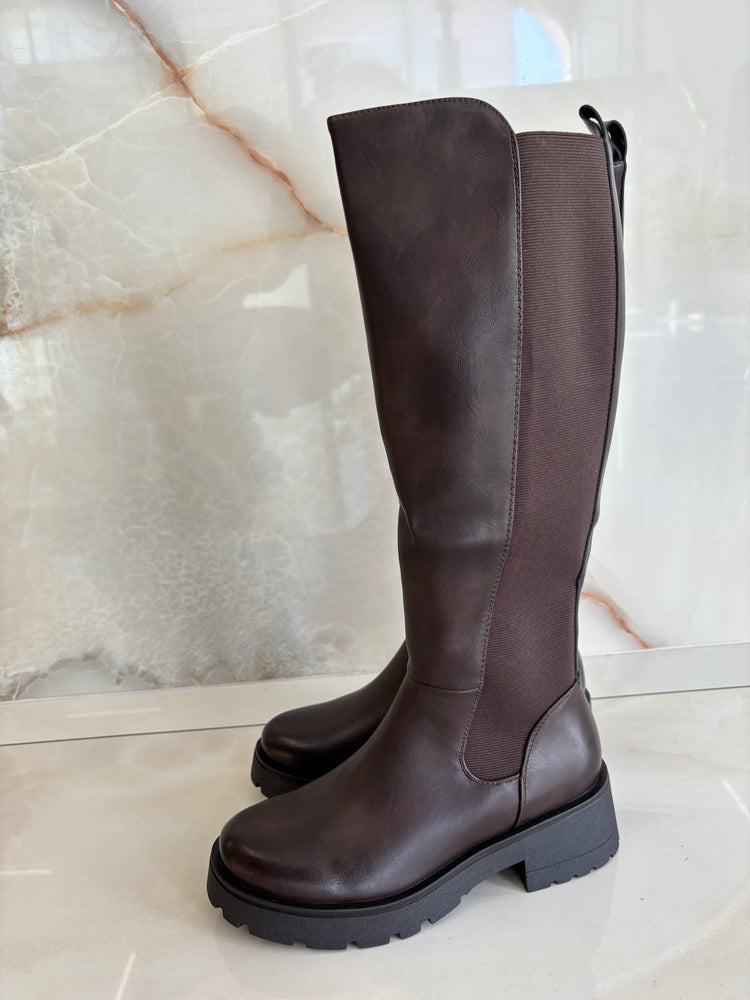 STIVALE ALTO - MARRONE