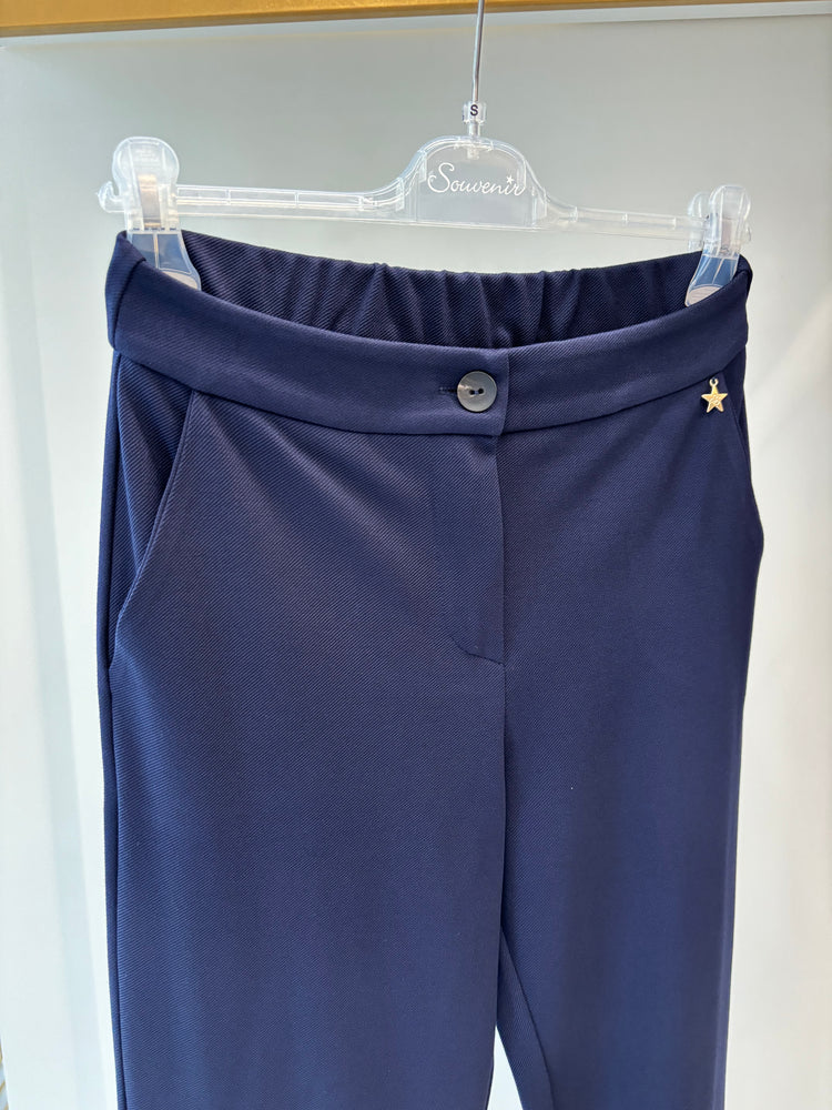 SOUVENIR - PANTALONE BASICO - BLU