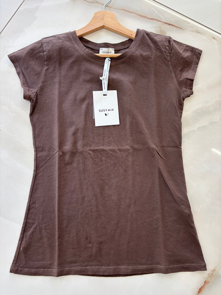 SUSY MIX - T SHIRT SLIM - CHOCO