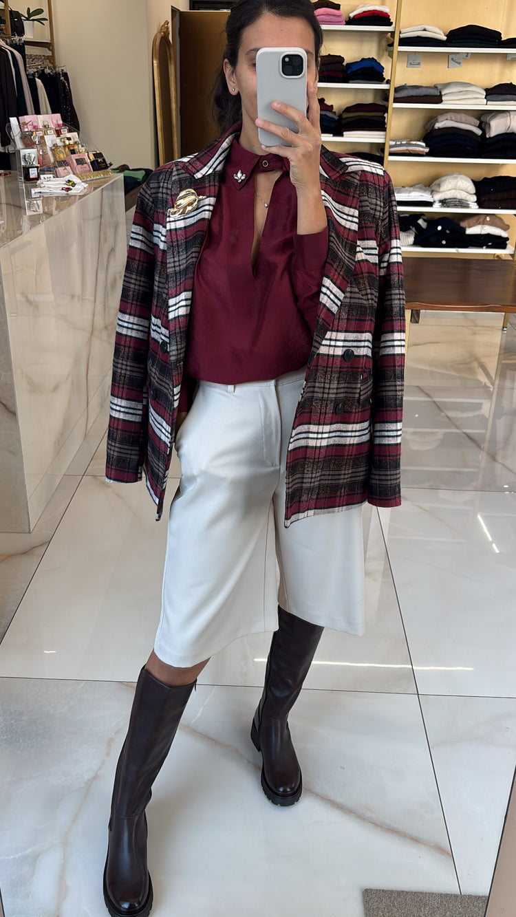 SUSY MIX - GIACCA DOPPIOPETTO - VINO