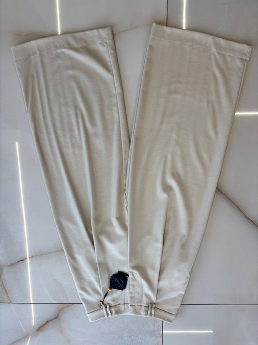 SOUVENIR - PANTALONE GAMBA AMPIA - PANNA