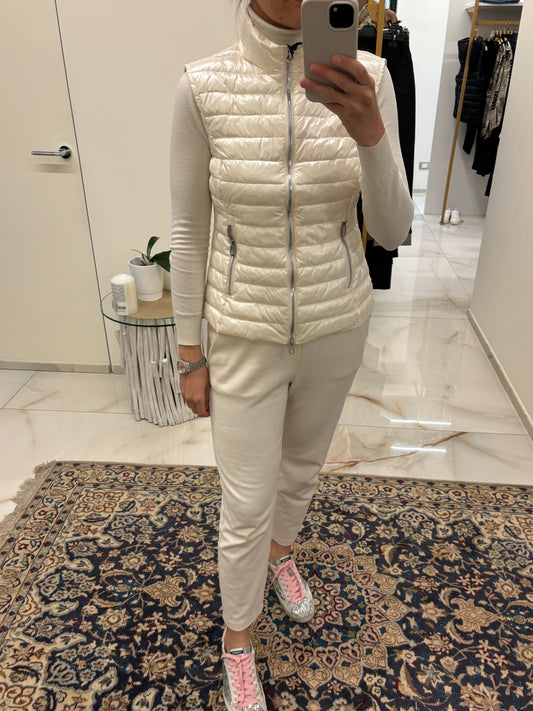 DANIEL & MAYER - GIUBBINO SMANICATO - BIANCO PERLA