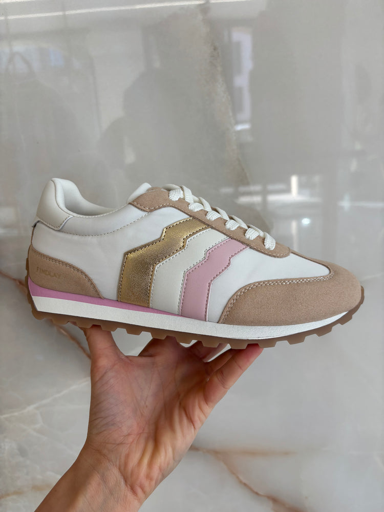 Sneakers - Primula - Beige e rosa