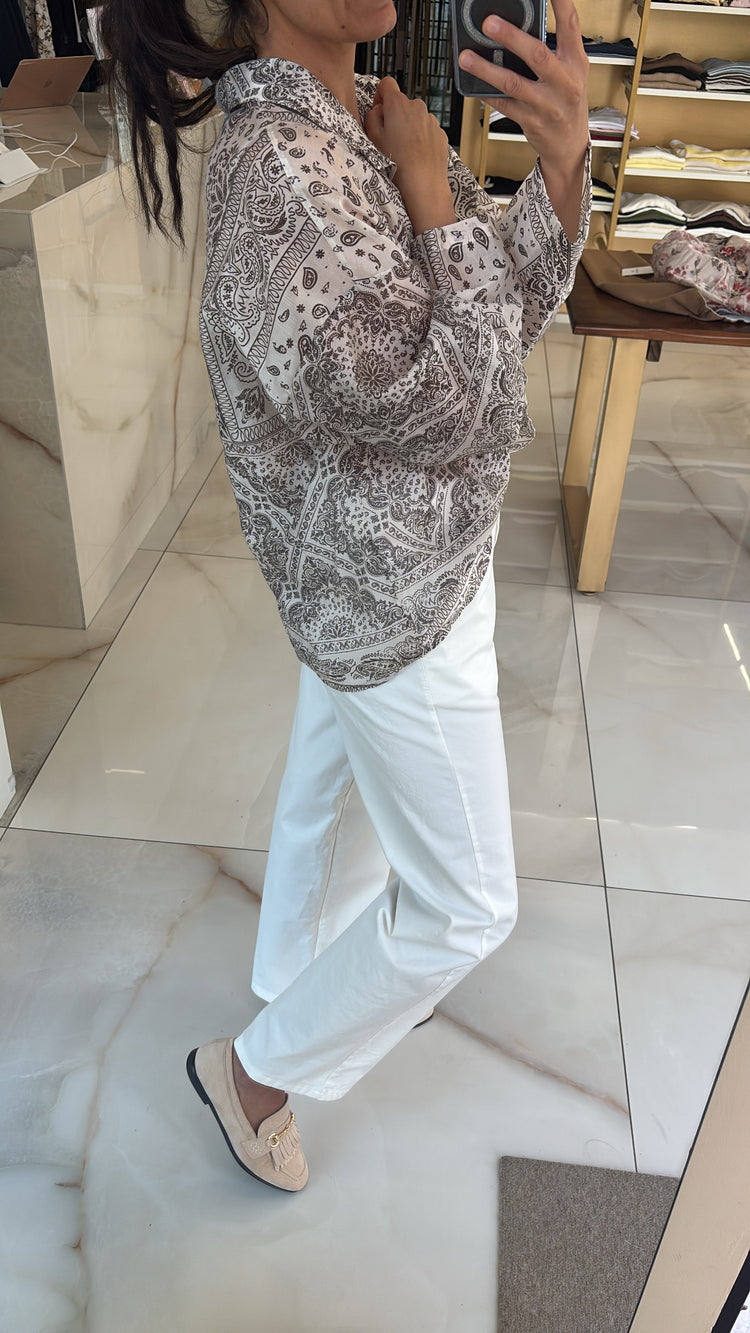 Susy mix - Camicia bandana - Moro