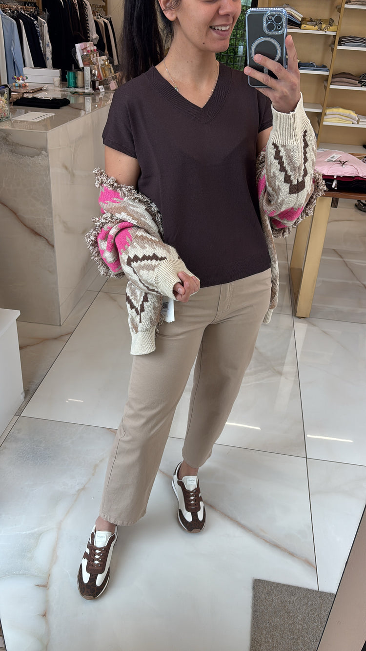 TENSIONE IN - PANTALONE BALOON - LIQUIRIZIA