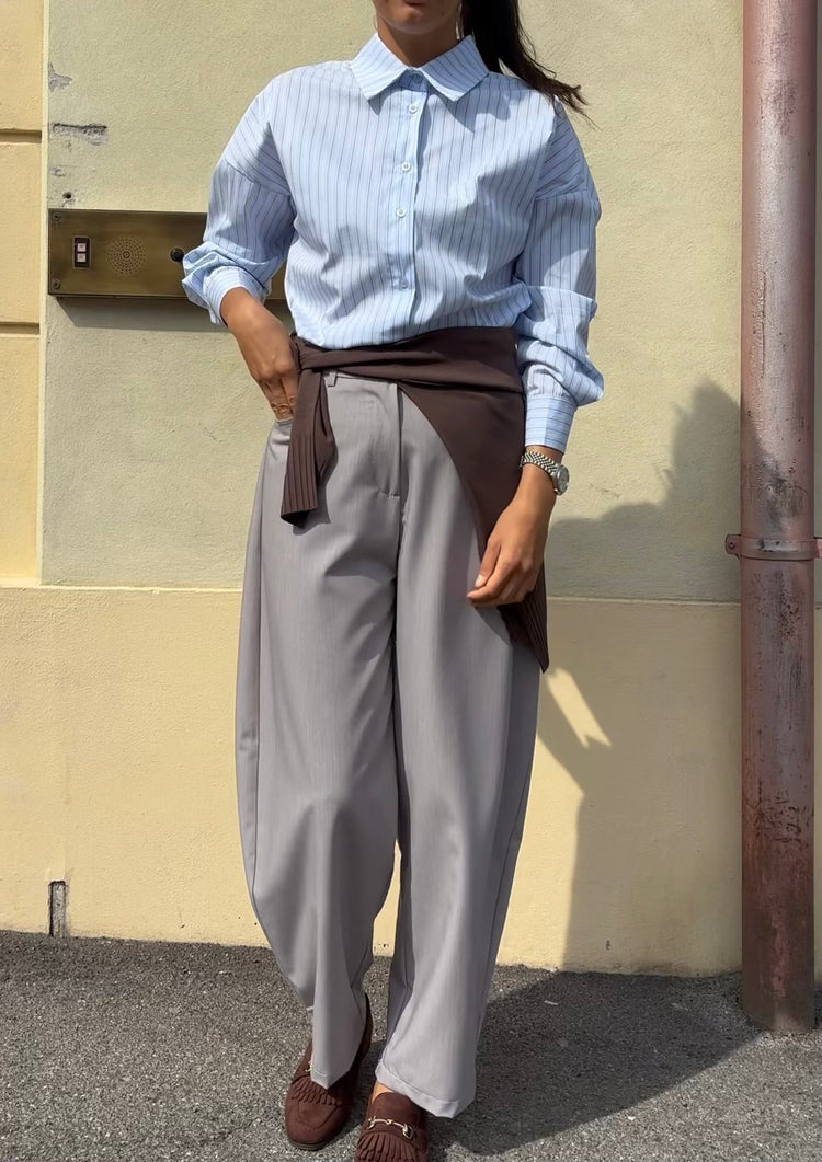 TENSIONE IN - PANTALONE BALI - GRIGIO
