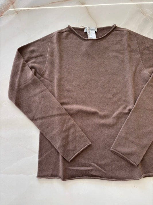 CARMEN - MAGLIONE MINIMAL - TAUPE