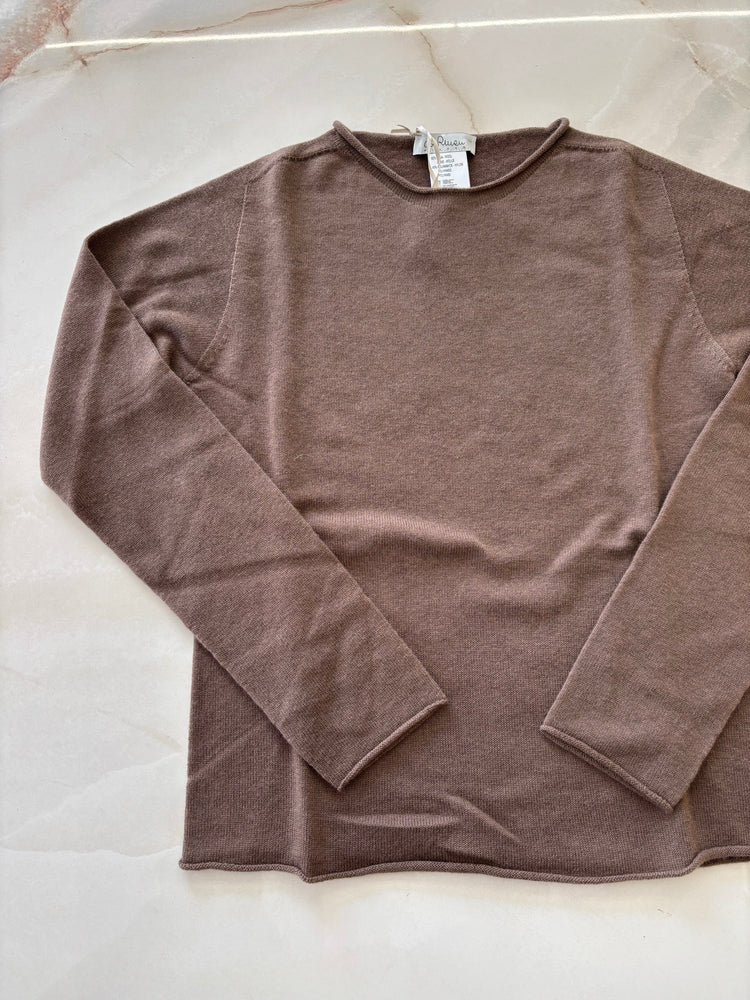 CARMEN - MAGLIONE MINIMAL - TAUPE