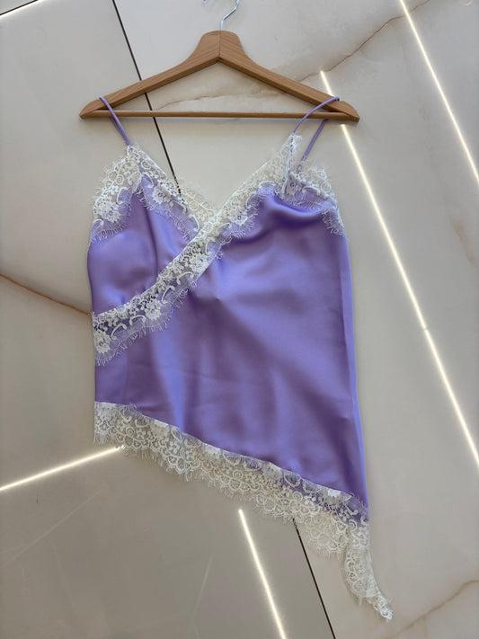 Susy mix - top pizzo - Lilla