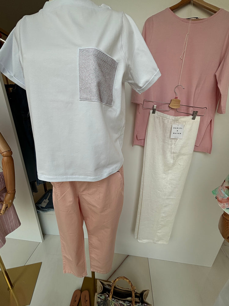 MARGARET - T SHIRT - TASCHINO BRILL - ROSA