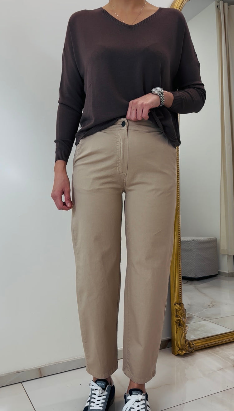 TENSIONE IN - PANTALONE BALOON - LIQUIRIZIA