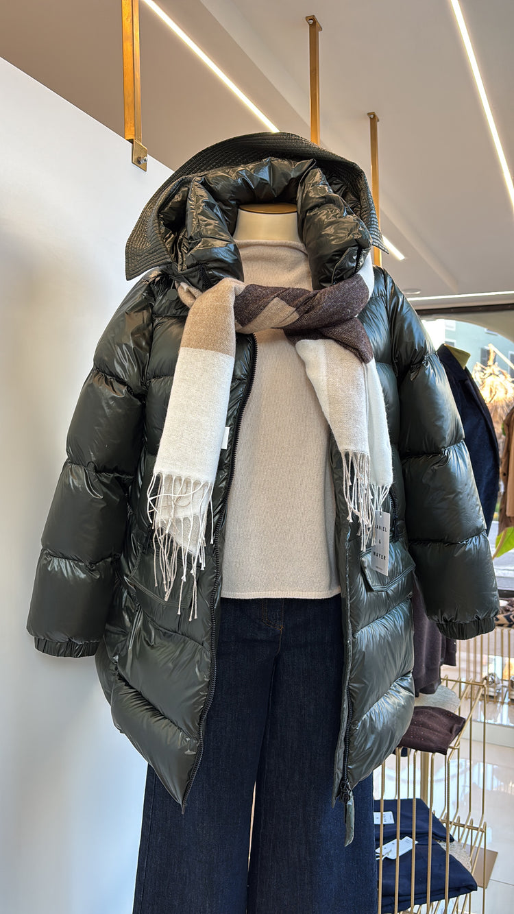 HAVEONE - PIUMINO CON CAPPUCCIO - MILITARY