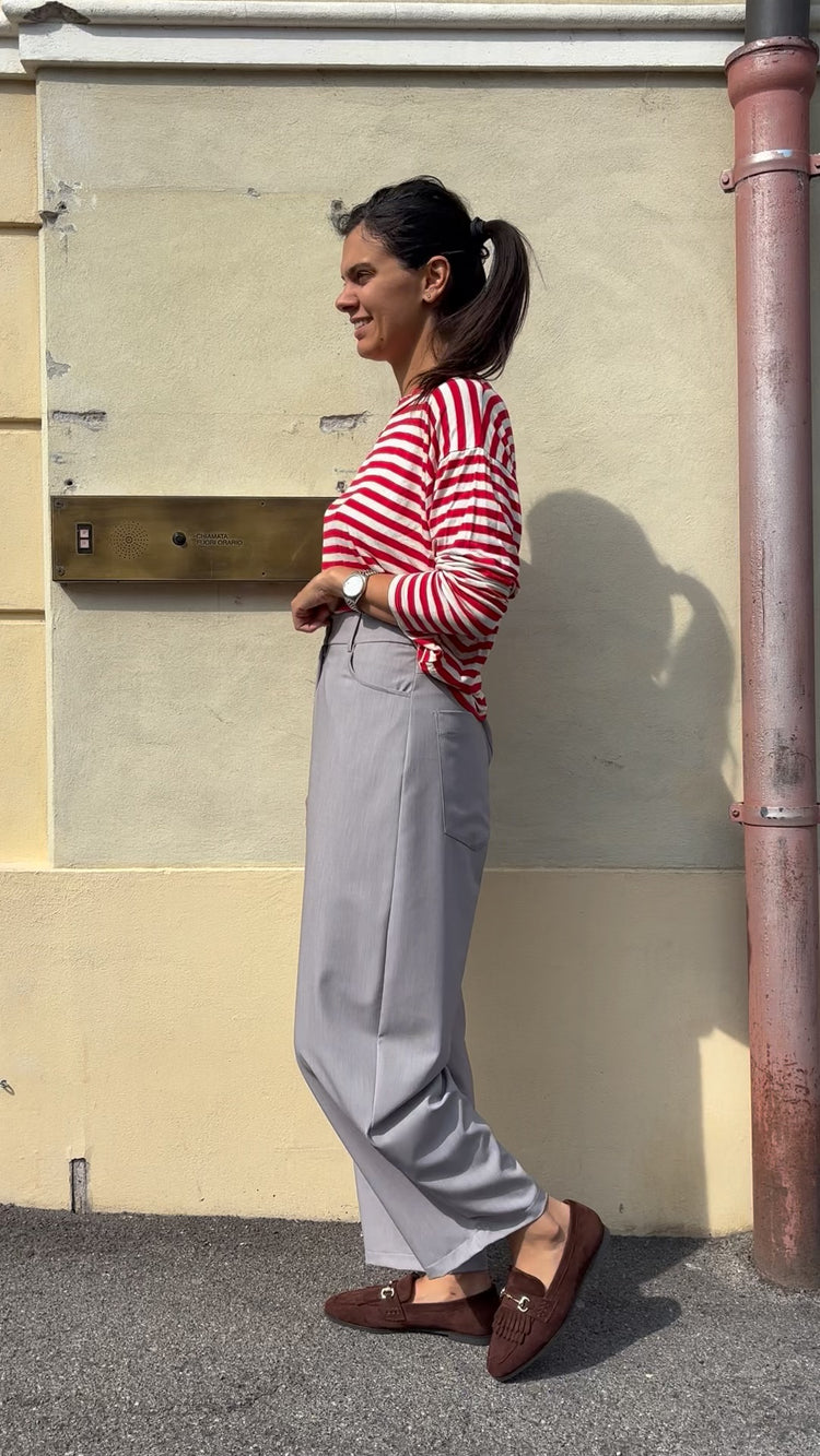 TENSIONE IN - PANTALONE BALI - GRIGIO