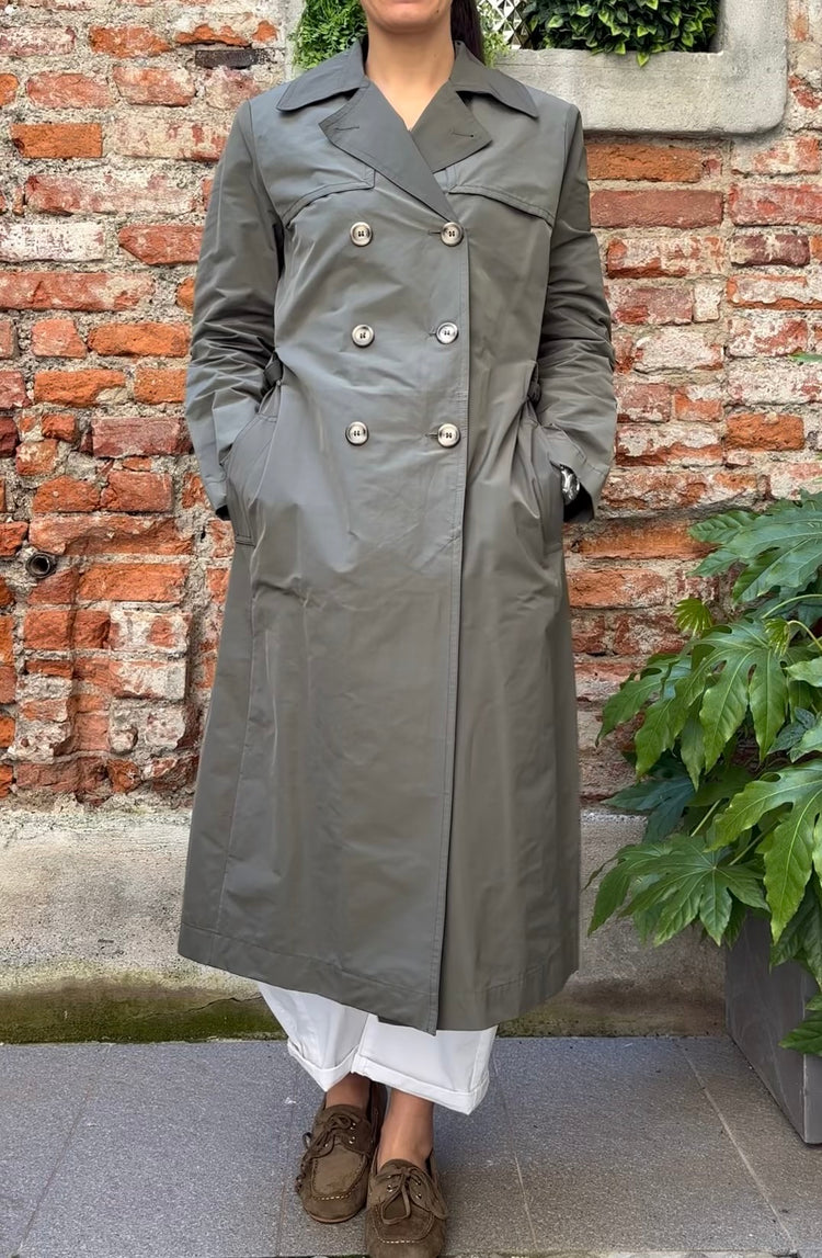 DANIEL & MAYER - TRENCH LUNGO - VERDE MILITARE