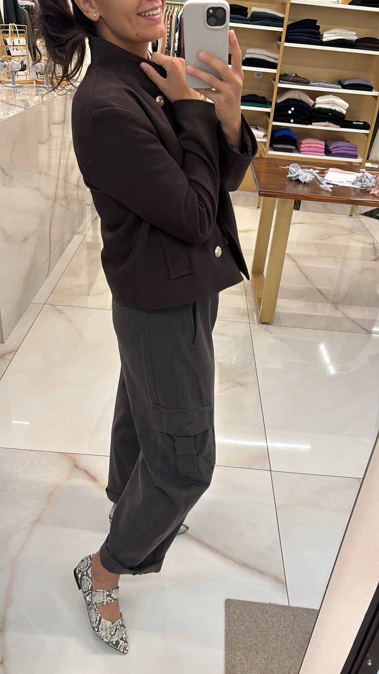 SUSY STAR - CAPPOTTO BOTTONI ORO - MORO