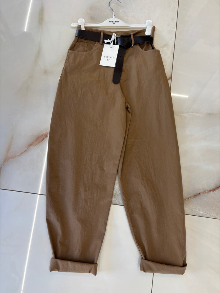 SUSY MIX - Pantalone Love  - Caramello