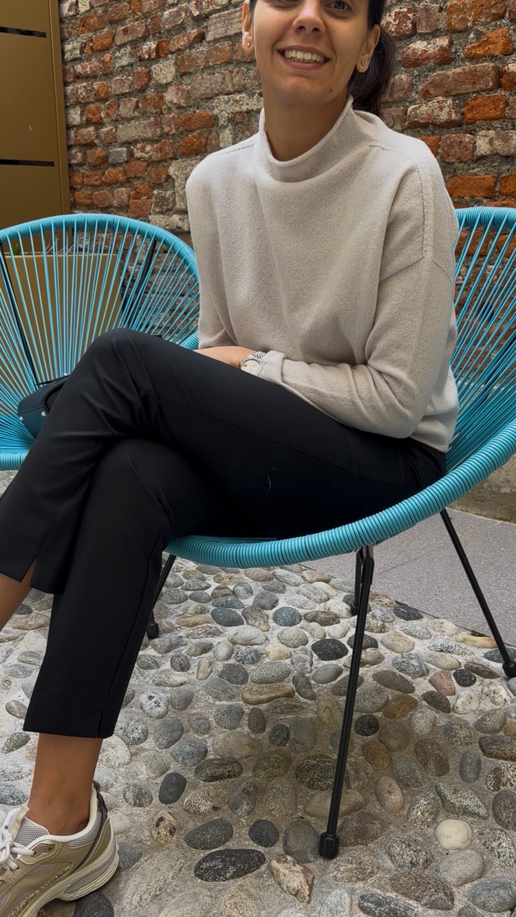 DANIEL E MAYER - MAGLIONE LUPETTO - BEIGE