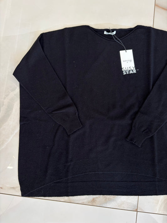 SUSY STAR - MAGLIA OVER - NERA