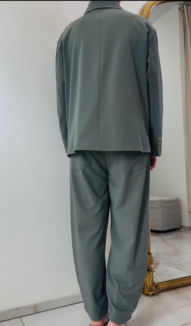 TENSIONE IN - PANTALONE BALI - VERDE SALVIA