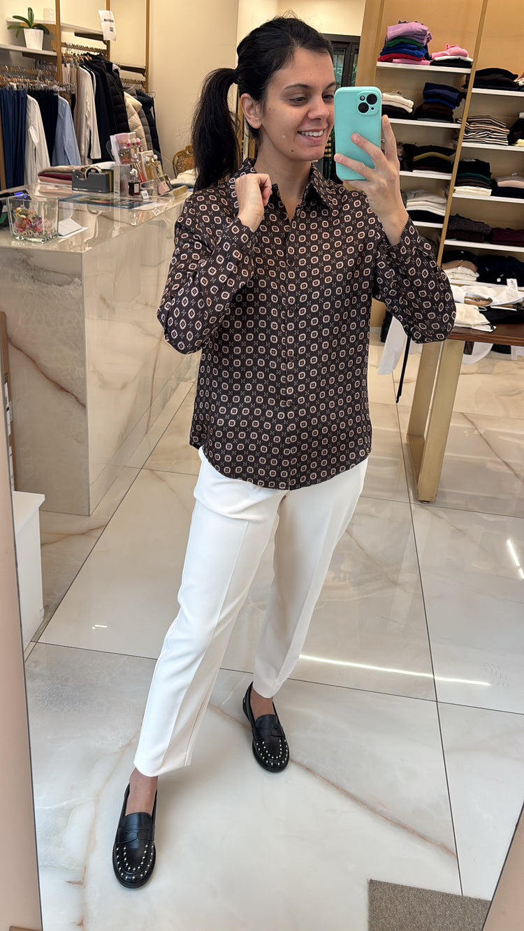 SUSY MIX - PANTALONE FLUIDO - BURRO