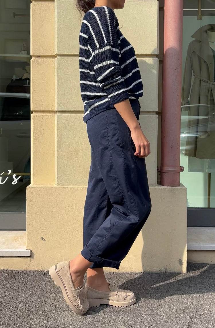 Susy mix - Pantalone con Tasca frontale - Blu