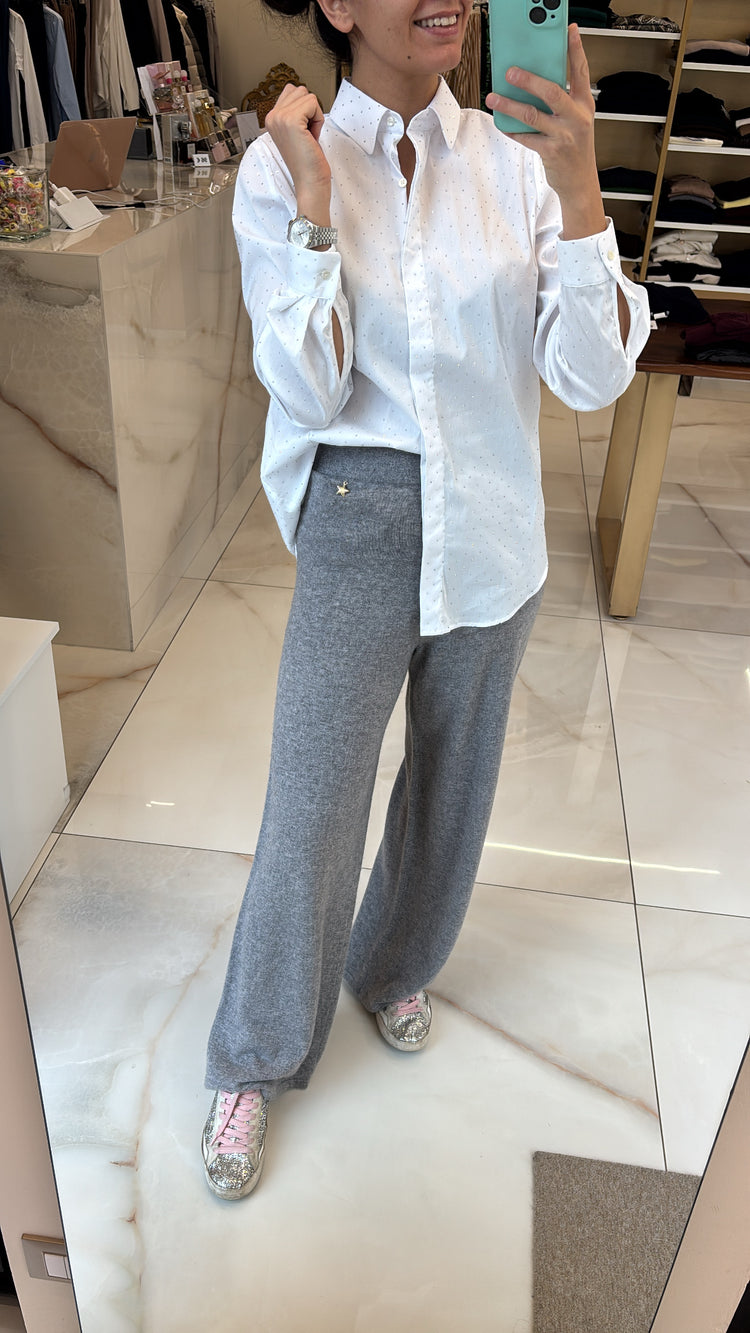 SOUVENIR - PANTALONE MORBIDO - GRIGIO