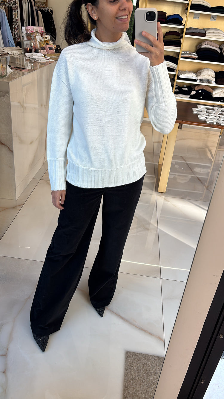 DANIEL E MAYER - DOLCEVITA MAGLIA GROSSA - LATTE