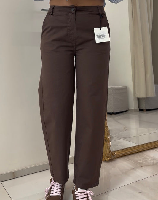 TENSIONE IN - PANTALONE BALOON - MORO