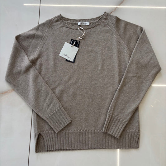 CARMEN - MAGLIONE GIROCOLLO - TAUPE