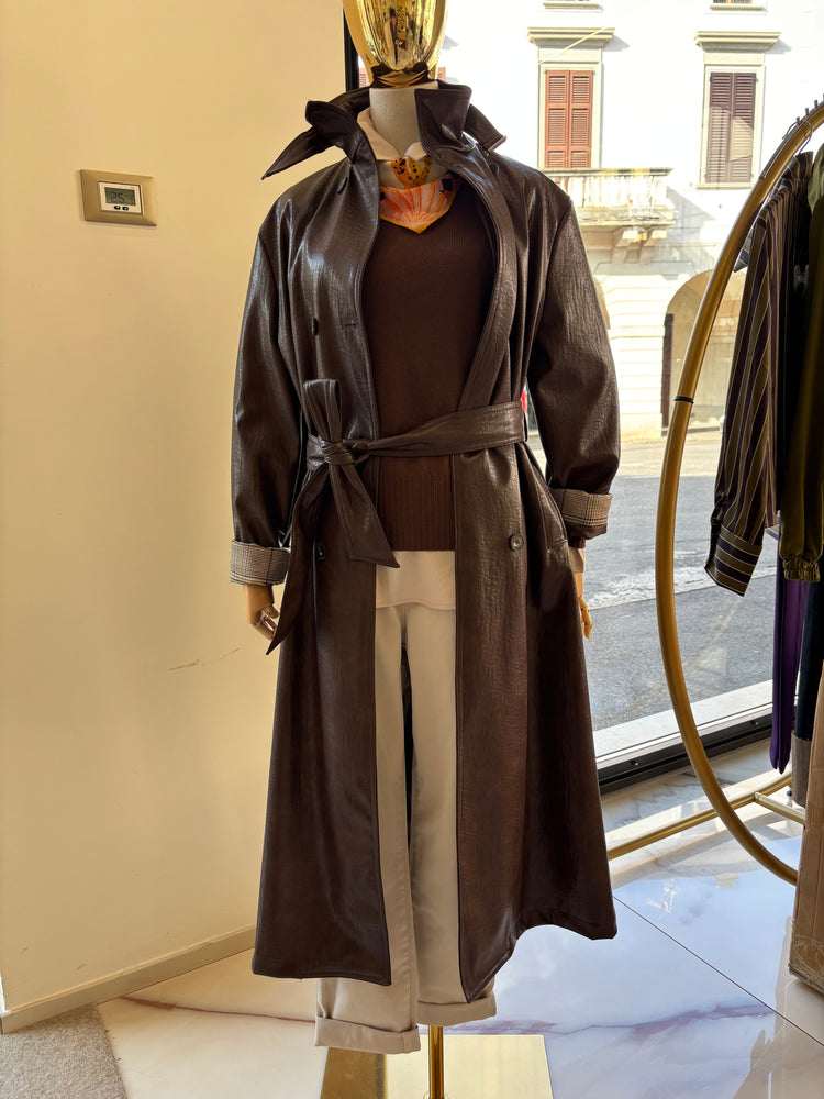 SUSY MIX - TRENCH IN ECOPELLE - MORO