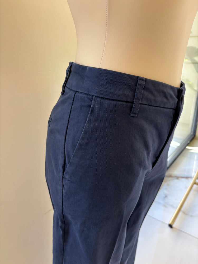 CARMEN - PANTALONE CLASSICO GAMBA DRITTA - BLU