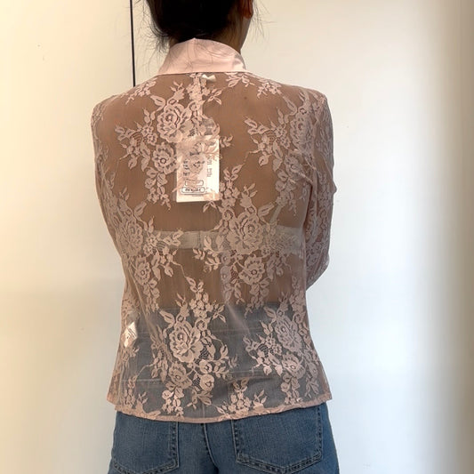 SUSY MIX - CAMICIA PIZZO - ROSA