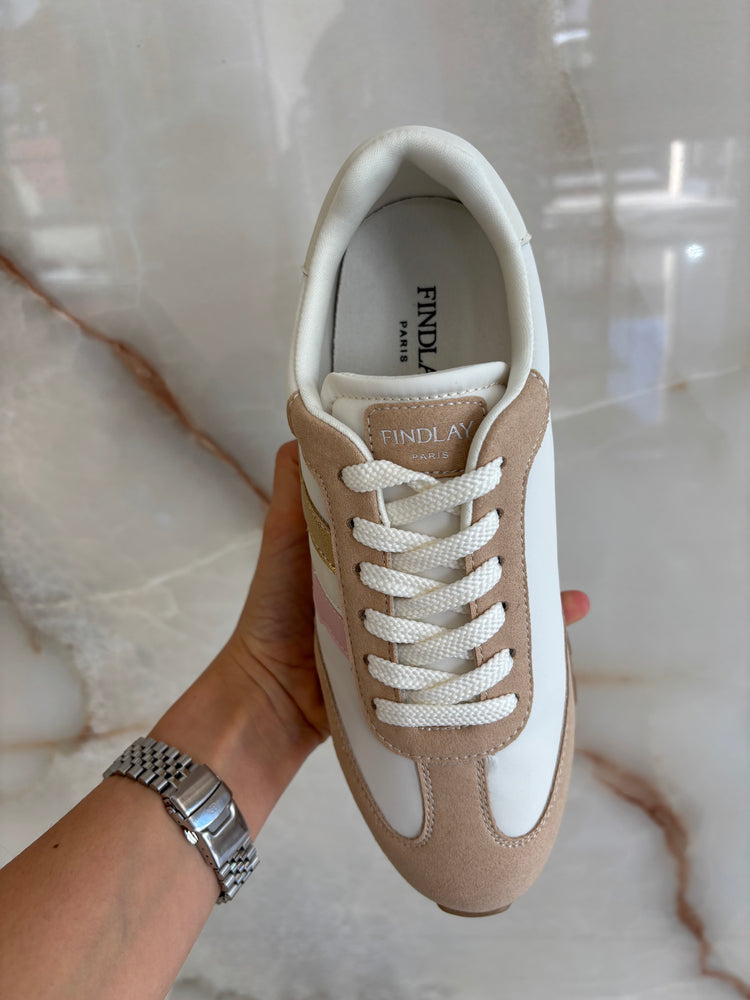 Sneakers - Primula - Beige e rosa