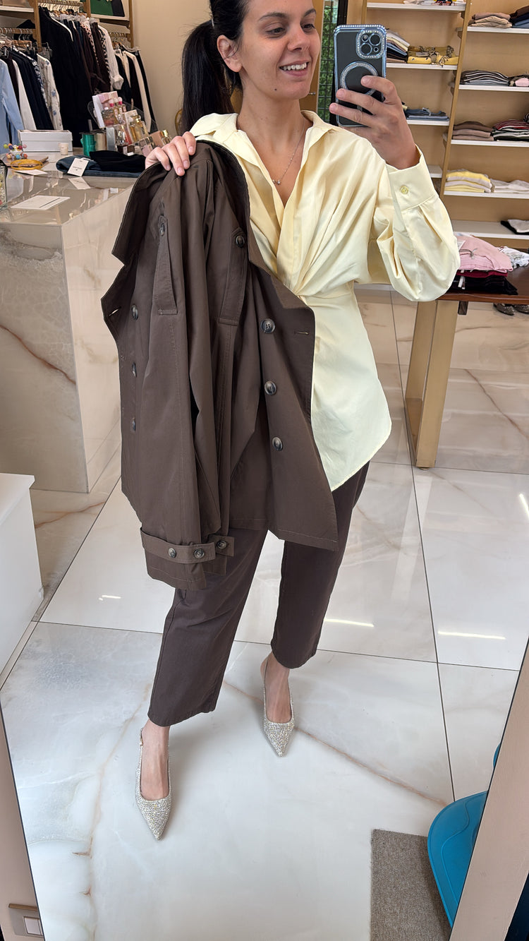 TENSIONE IN - CAMICIA NODO - GIALLA