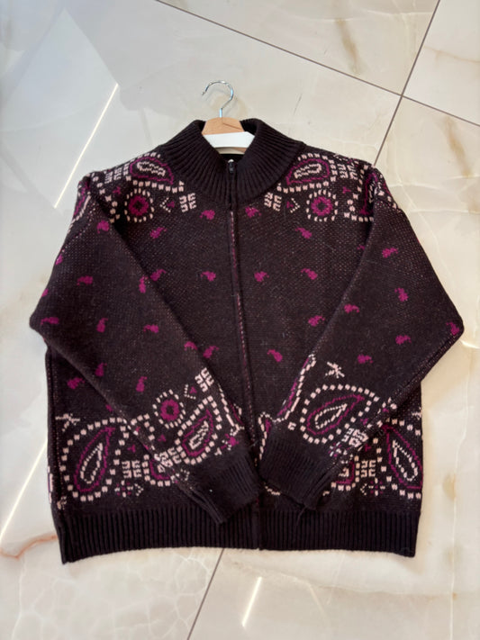 SUSY MIX - GIACCA JACQUARD - MORO
