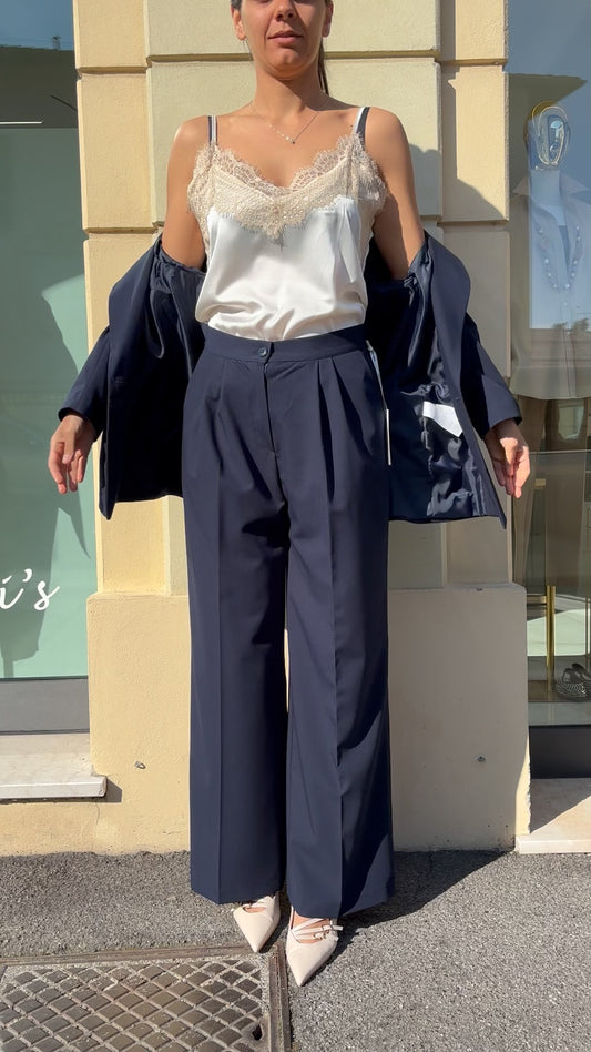 Susy mix - top pizzo - Beige