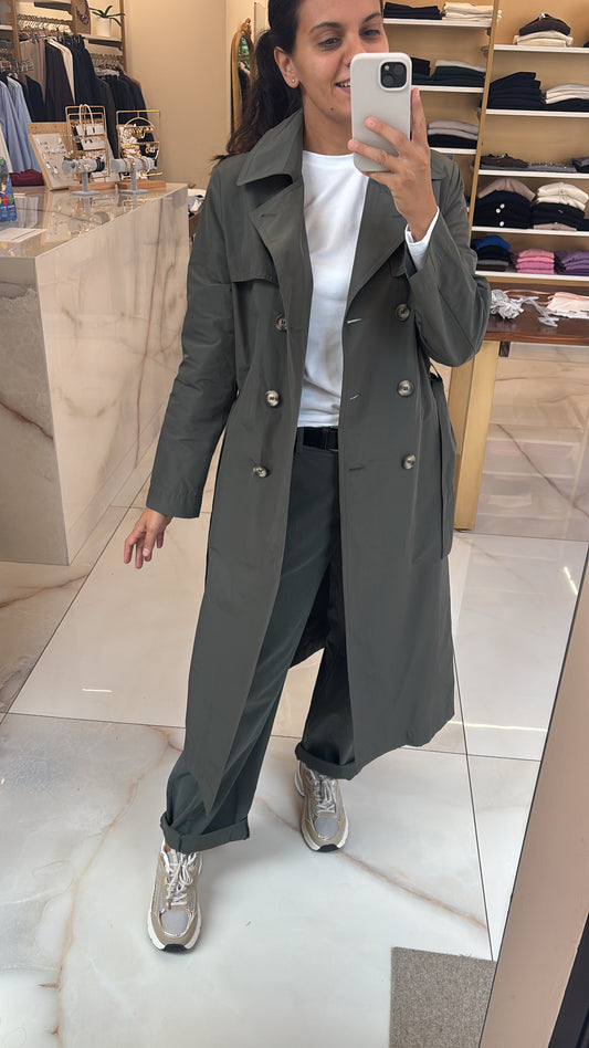 DANIEL & MAYER - TRENCH LUNGO - VERDE MILITARE