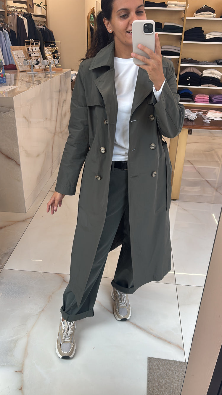 DANIEL & MAYER - TRENCH LUNGO - VERDE MILITARE